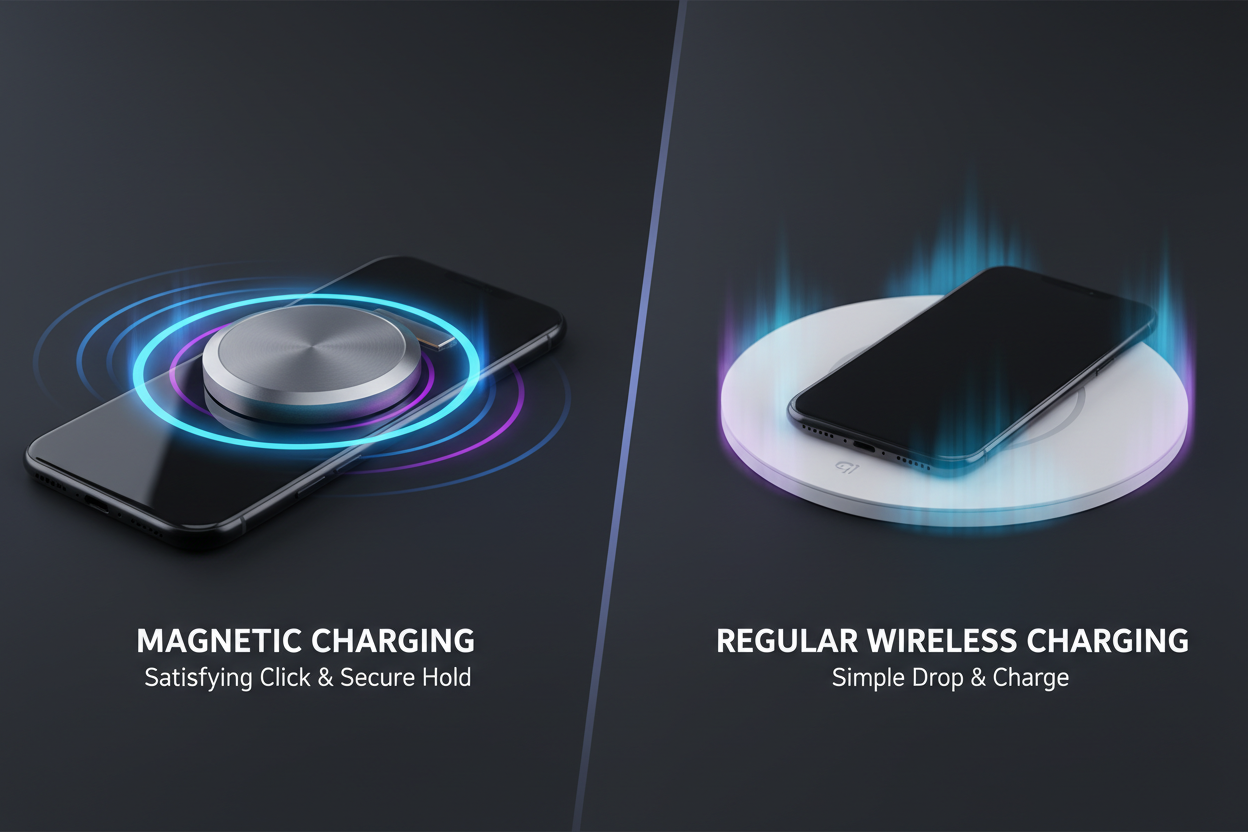 Magnetic Charging vs. Regular Wireless Charging — What's the Real Difference?