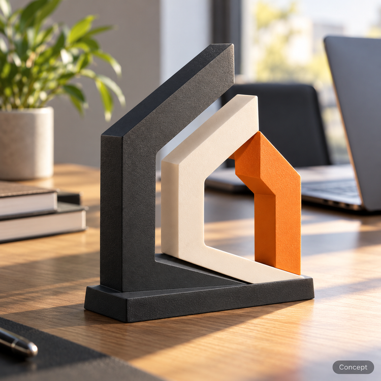 Concept: logo desk sign
